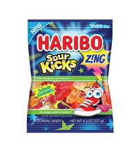 Haribo Peg Bag Zing Sour Kicks 12 Count - 4.5 oz image 0