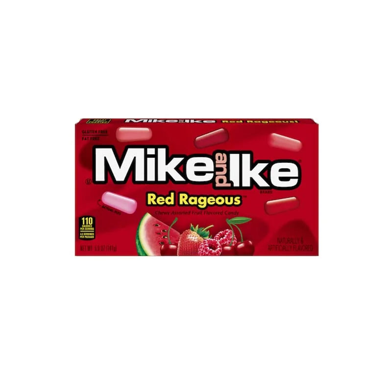 Mike & Ike "Red Rageous" Chewy Fruit Flavored Candy - 5 oz image 0
