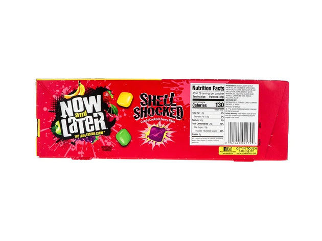 Now & later Shell Shocked Mixed Fruit Candy 18 Count - 3.5 oz image 0