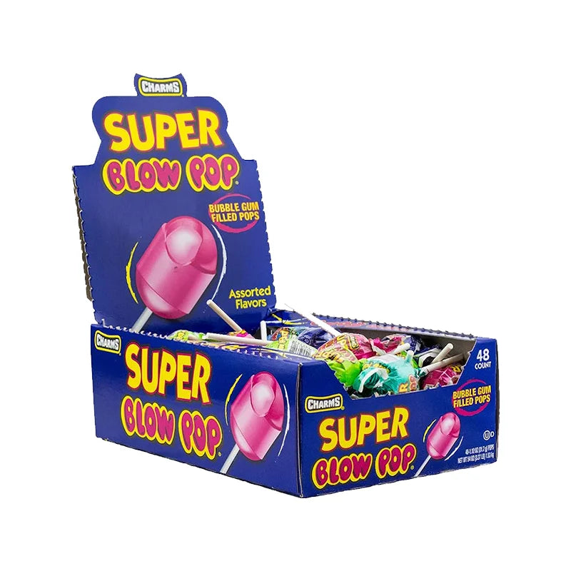 Charms Super Blow Pops, Assorted Flavors 48 Count image 0