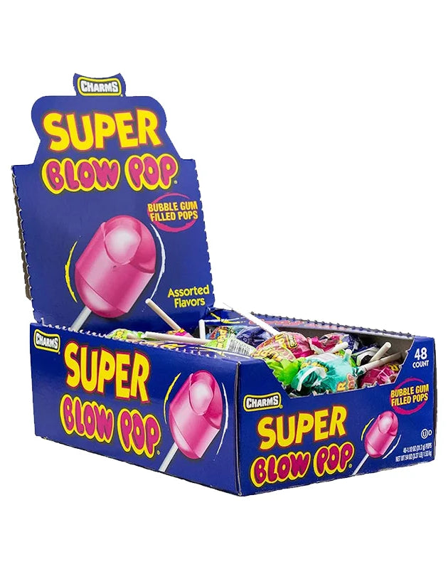 Charms Super Blow Pops, Assorted Flavors 48 Count image 0
