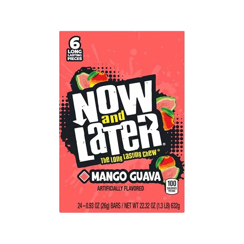 Now & Later 25c Mango Guava Candy 24 Count - 6 Pieces image 0