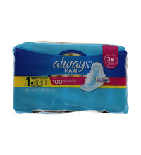 Always Maxi Size 1 Regular Pads (Pack of 10) image 0
