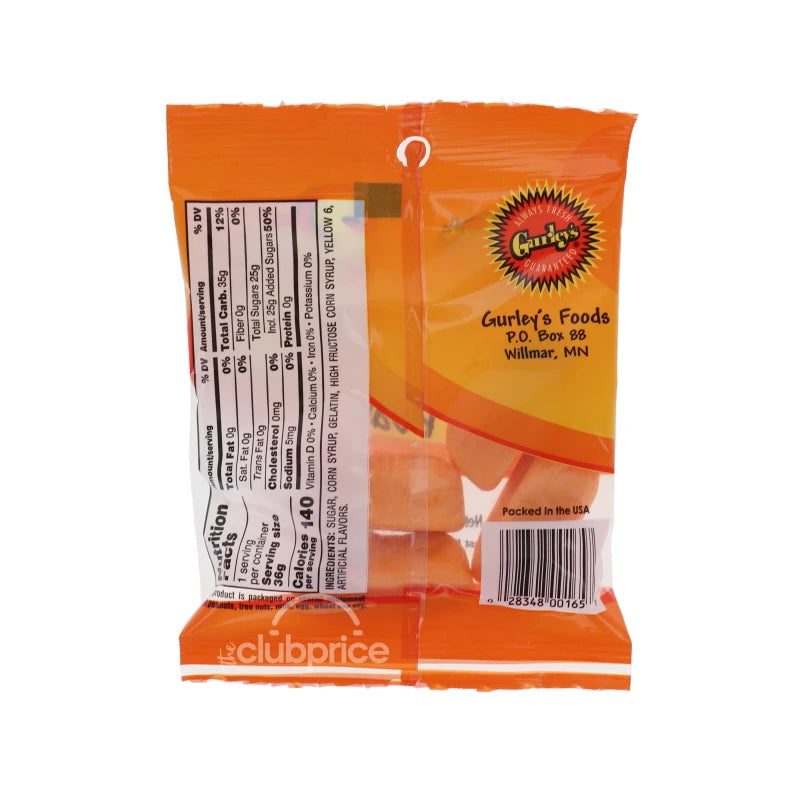 Gurley 2/$1 Circus Peanut 12 Count - 1.5 oz image 1