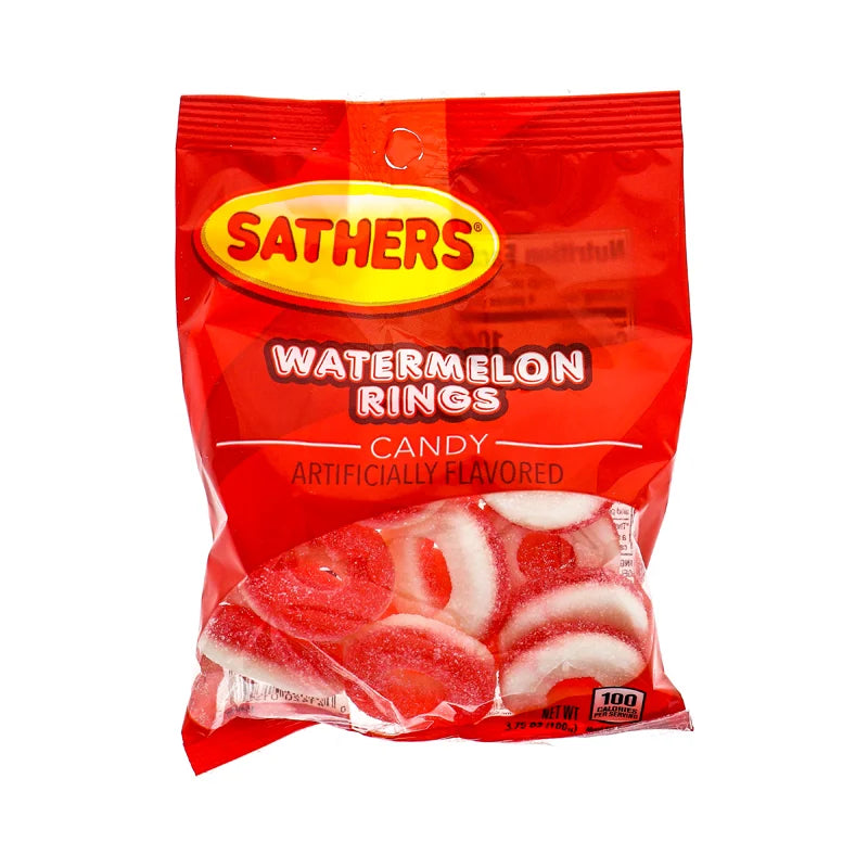 Sathers, Watermelon Gummi Ring 3.75 oz image 0