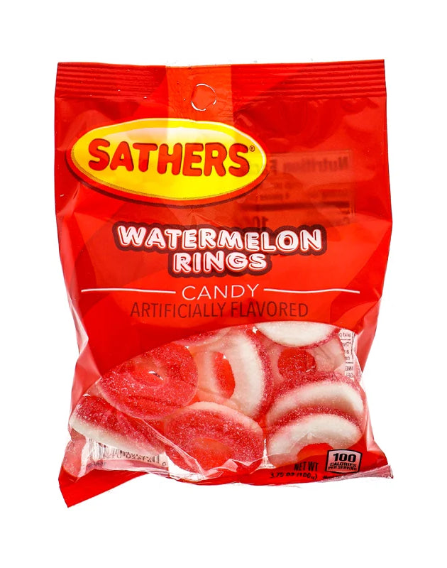 Sathers, Watermelon Gummi Ring 3.75 oz image 0