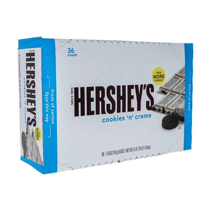 Hershey Cookies N Creme Candy Bar 36ct/1.55oz image 2