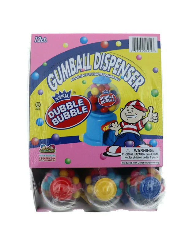 Kidsmania Dubble-Bubble Mini Gumball Dispenser 12 Count image 0