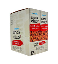 Snak Club Tube Hot & Spicy Peanuts 12 Count - 2 oz image 1
