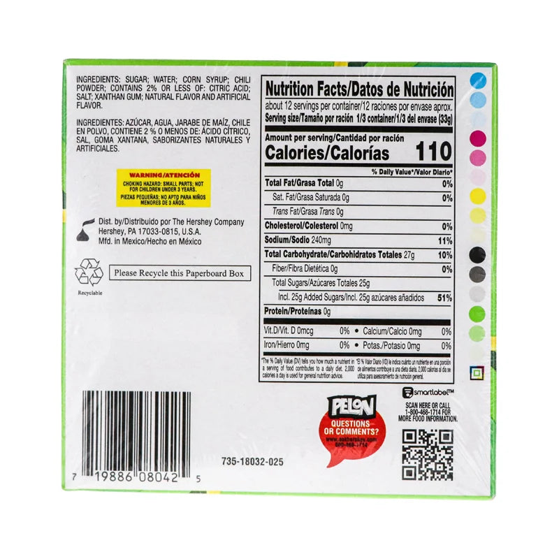 Pelon Pelonazo Tamarind Soft Candy Bottle 4 Count - 3.5 oz image 2