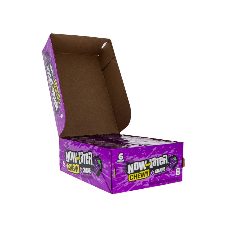Now & Later Changemakers Chewy Grape 24 Count - 6 Pieces image 1