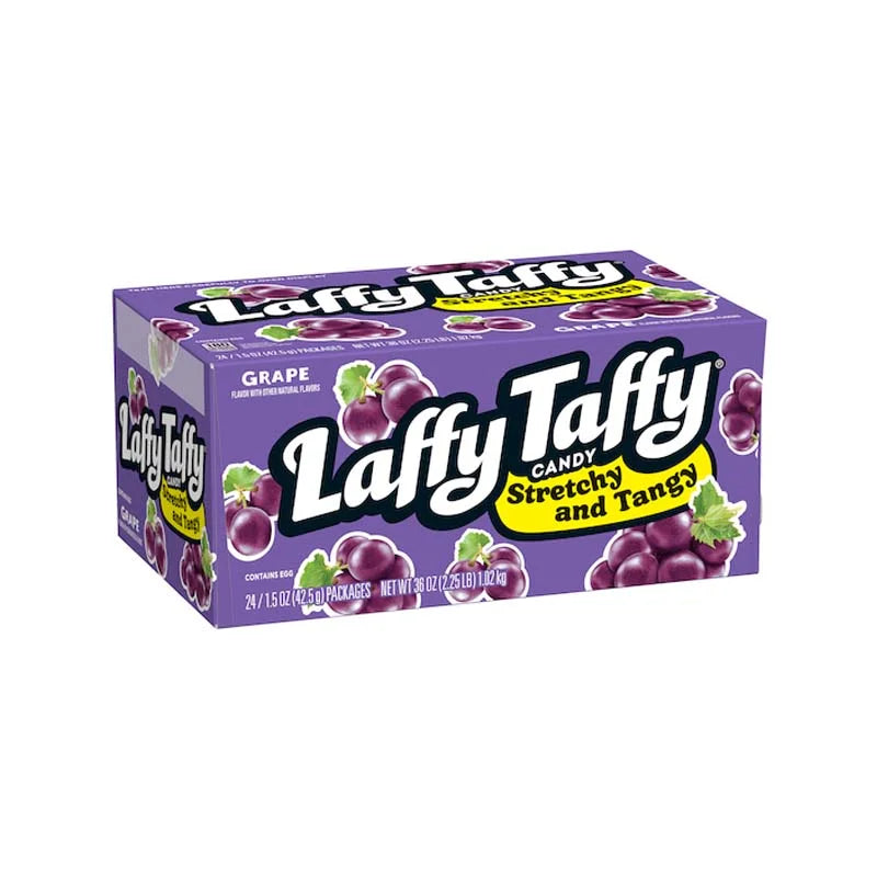 Laffy Taffy Grape Chews Candy 24 Count - 1.5 oz image 0