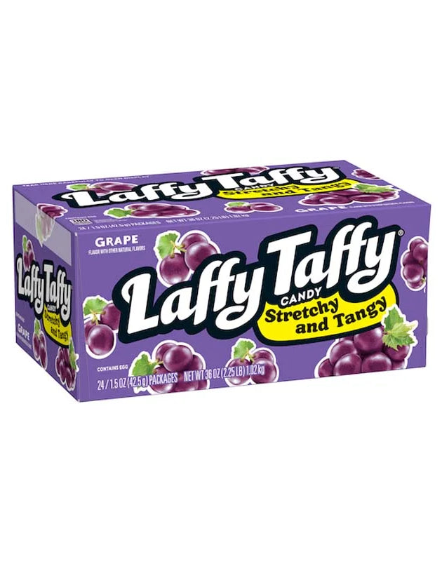 Laffy Taffy Grape Chews Candy 24 Count - 1.5 oz image 0