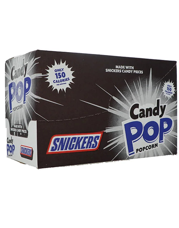 Candy Pop Popcorn Snickers (Pack of 8) - 1 oz image 0