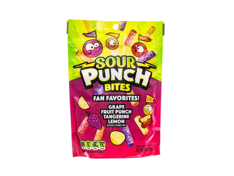 Sour Punch Bite Fan Favorite Pouch - 9 oz image 0