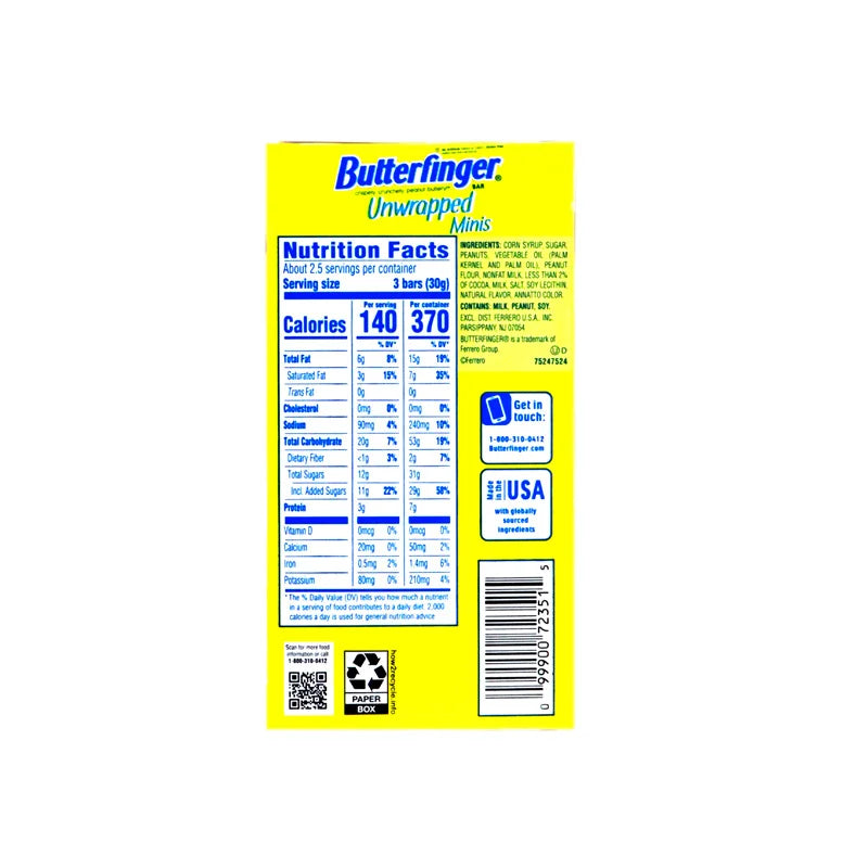 Butterfinger Unwrapped Minis - 2.8 oz image 1