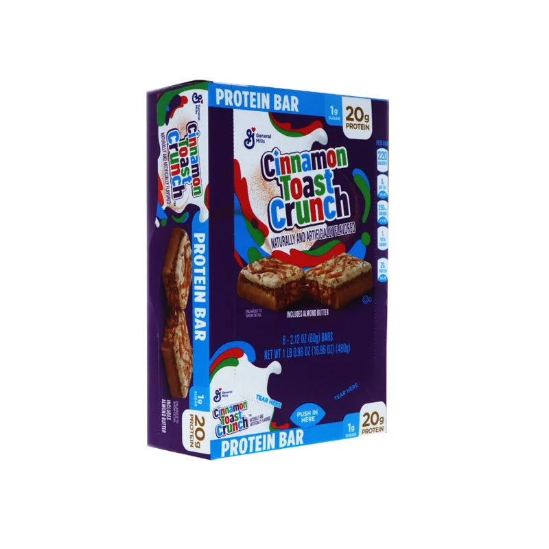 General Mills Cinnamon Toast Crunch Protein Bar 8 Count - 2.12 oz image 1