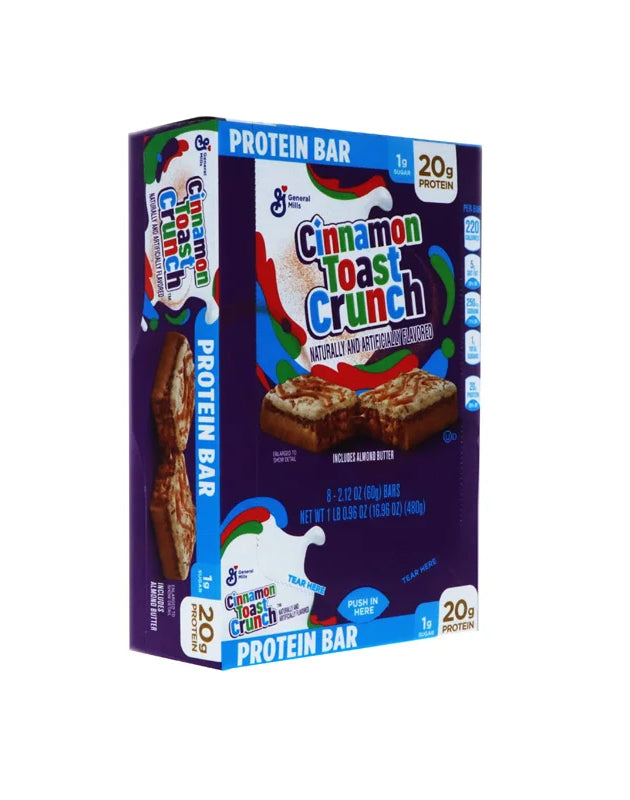 General Mills Cinnamon Toast Crunch Protein Bar 8 Count - 2.12 oz image 0