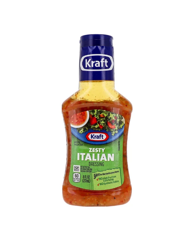 Krafy Zesty Italian Dressing - 8 oz image 0