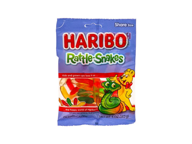 Haribo Rattle Snakes Gummi Candy 12 Count - 5 oz image 0