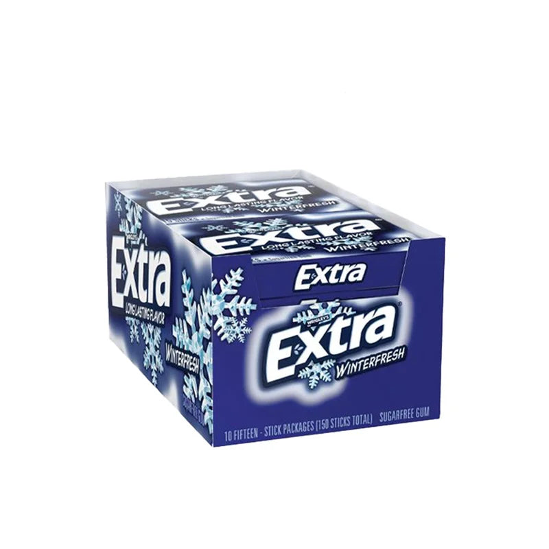 Extra Gum Winterfresh Chewing Gum - Pack of 10 - 15 stk image 0