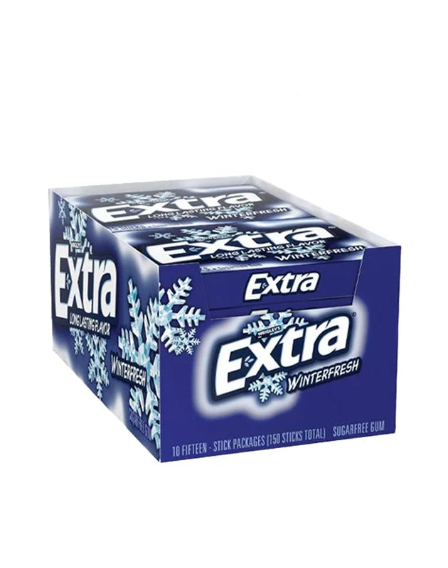 Extra Gum Winterfresh Chewing Gum - Pack of 10 - 15 stk image 0