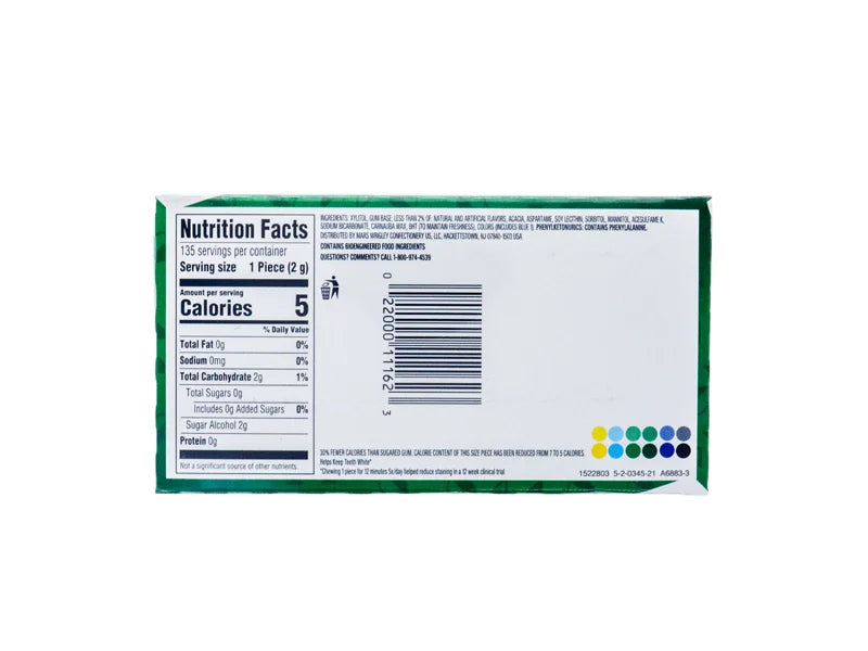 Orbit White Gum Spearmint Can 9 Count - 15 Pieces image 2