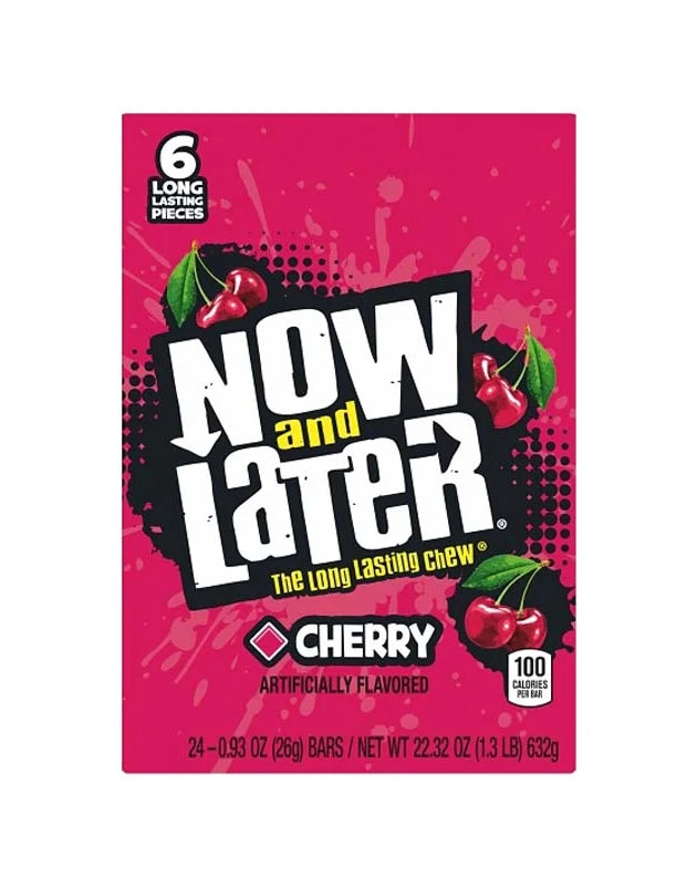 Now & Later Changemakers Cherry Candy 24 Count - 6 Pieces image 0