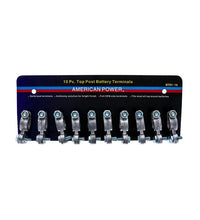 Battery Terminal Set Top Side - Carded 10 Count image 0