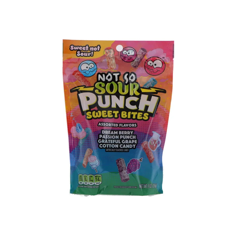 Sour Punch Bite Pouch Sweet Bites Assorted - 9 oz image 0