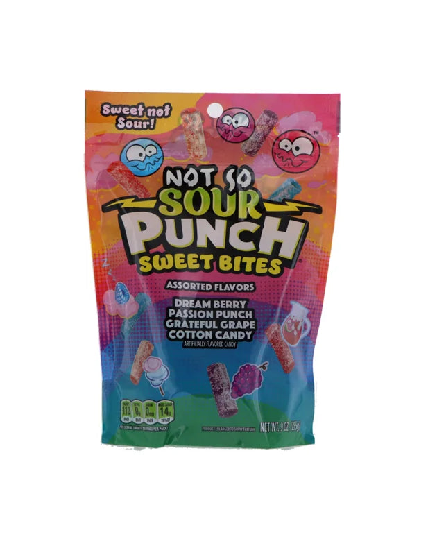 Sour Punch Bite Pouch Sweet Bites Assorted - 9 oz image 0