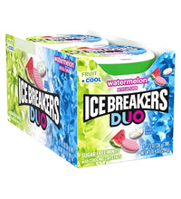 Ice Breakers, Duo Watermelon Flavored Sugar-Free Can 8 Count - 1.3 oz image 0