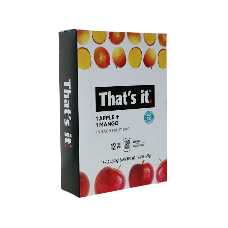 That's It Fruit Bar - Apple and Mango 12 Count - 1.2 oz image 1