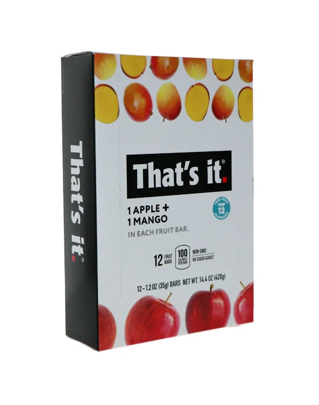 That's It Fruit Bar - Apple and Mango 12 Count - 1.2 oz image 0