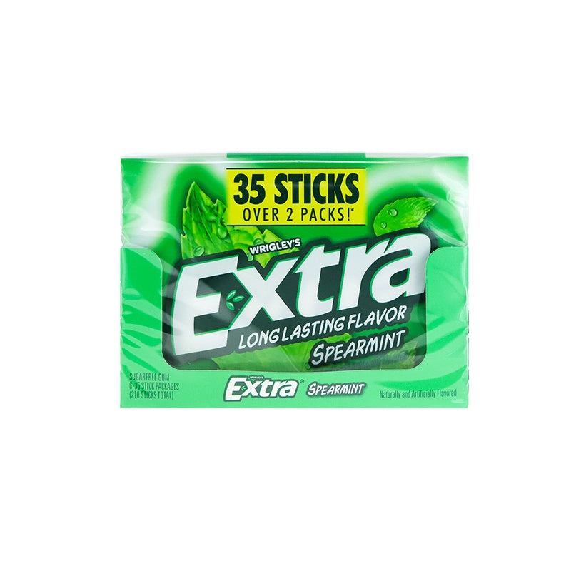 Wrigley's Extra Spearmint Sugar Free Chewing Gum (Pack of 6) - 35 Stick image 0