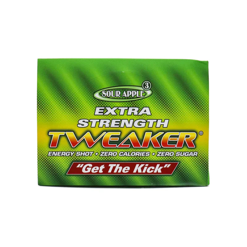 Tweaker Sour Apple Energy Extra Strength 12 Count - 2 oz image 0