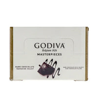 Godiva Masterpieces Belgium Dark Chocolate Ganache Heart (Count 12) - 1 oz image 0
