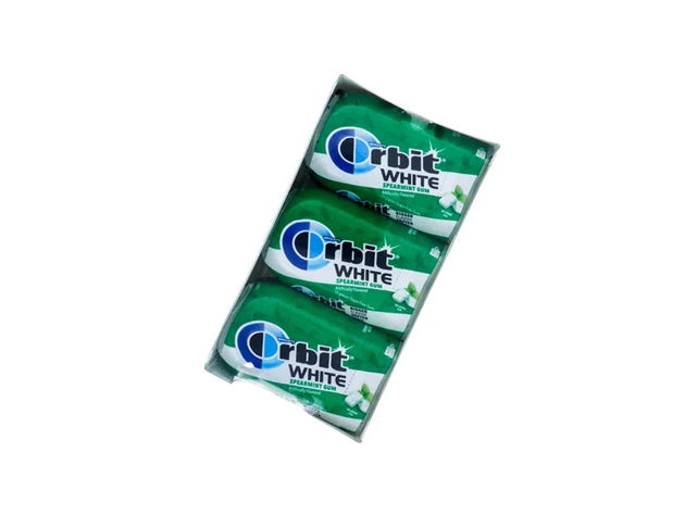 Orbit White Gum Spearmint Can 9 Count - 15 Pieces image 0