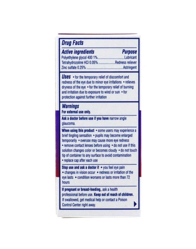 Visine Red Eye Total Comfort Multi-Symptom Eye Drops 1 Count - 2 oz image 0