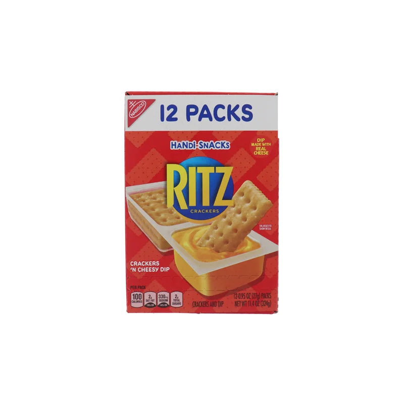 Handi-Snacks Ritz Crackers and Cheese 12 Count - 0.95 oz image 0