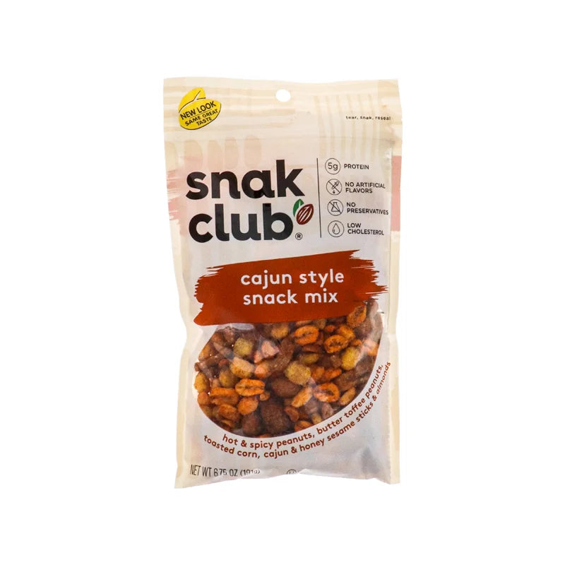 Snak Club Cajun Style Snack Mix - Peg 6 Count - 6.75 oz image 0
