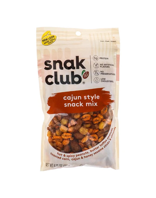 Snak Club Cajun Style Snack Mix - Peg 6 Count - 6.75 oz image 0