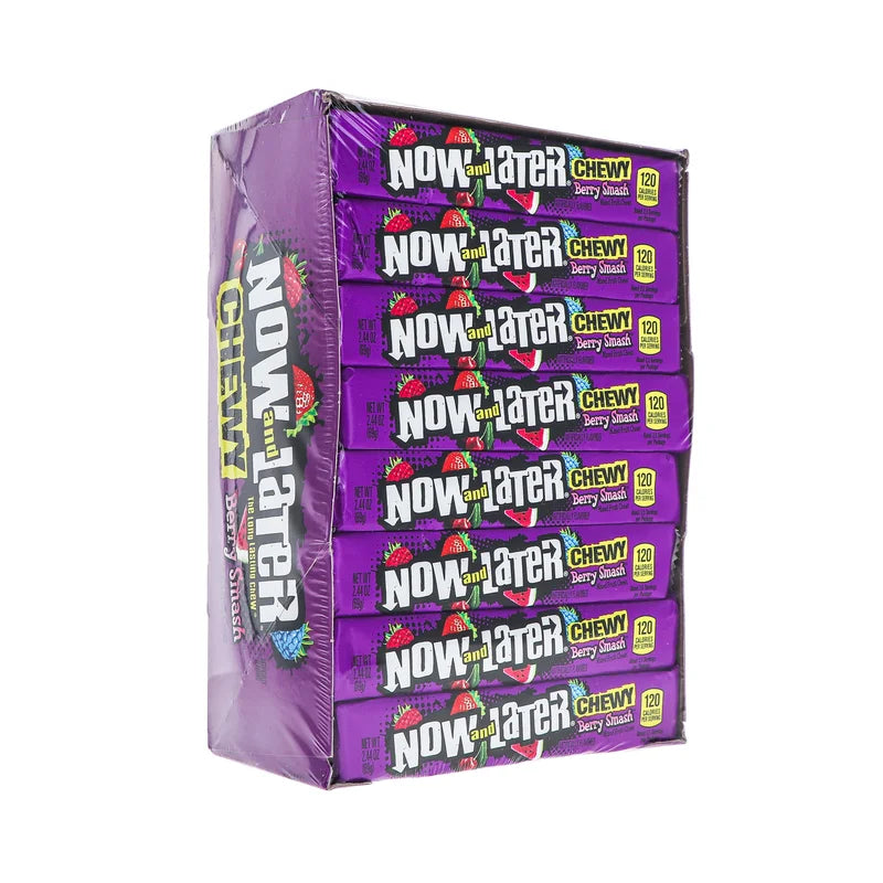 Now & Later Chewy Berry Smash Candy 24 Count - 16 Pieces image 1