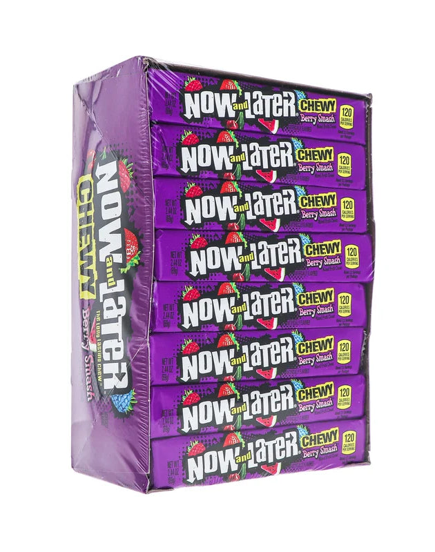 Now & Later Chewy Berry Smash Candy 24 Count - 16 Pieces image 0