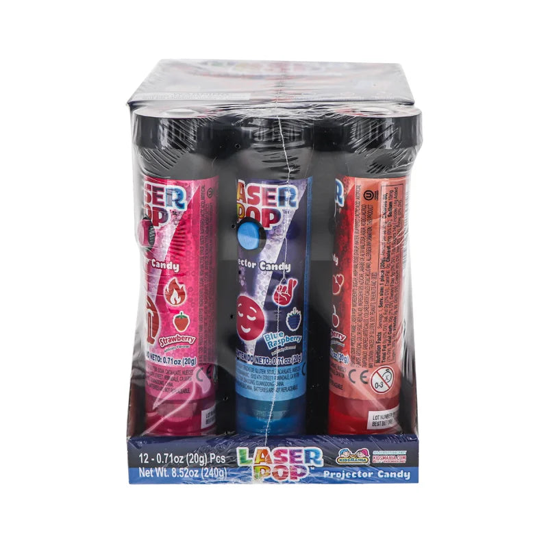 Kidsmania Laser Pop Projector Candy 12 Count image 0