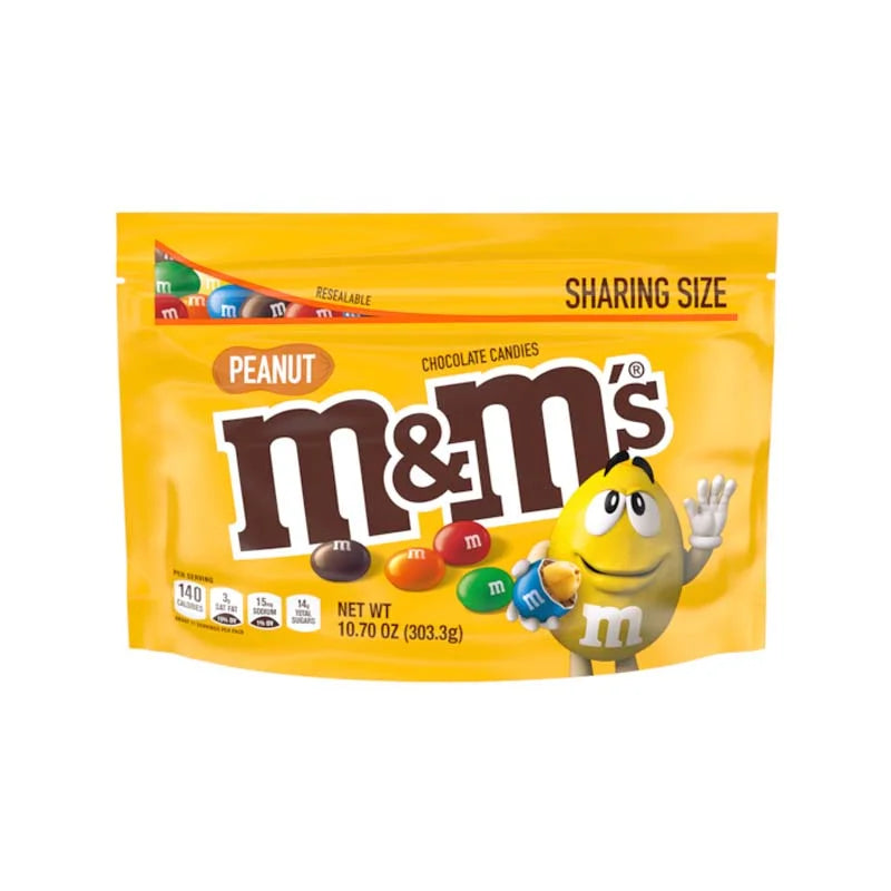 M&m?s Milk Chocolate Peanut Candy, Sharing Size - 10.7 oz Bag | image 0