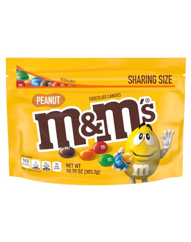 M&m?s Milk Chocolate Peanut Candy, Sharing Size - 10.7 oz Bag | image 0