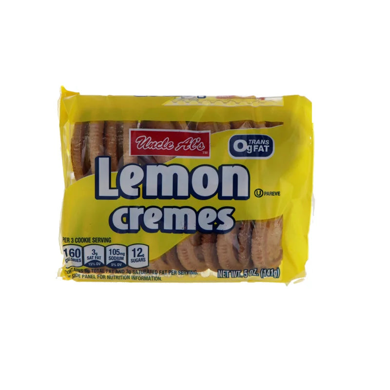 Uncle Al's Lemon Creme Cookies 12 Count - 5 oz image 0
