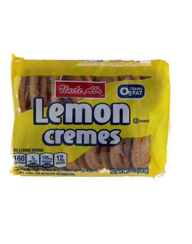 Uncle Al's Lemon Creme Cookies 12 Count - 5 oz image 0