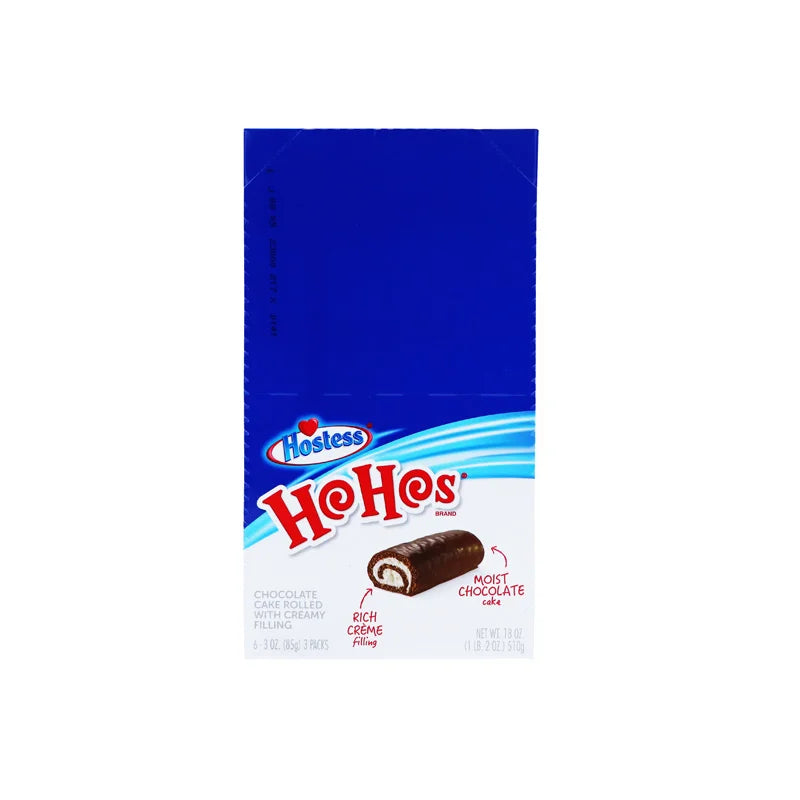 Hostess Ho Hos Chocolate Cake Rolled With Creamy Filling 6 Count - 3 oz image 0